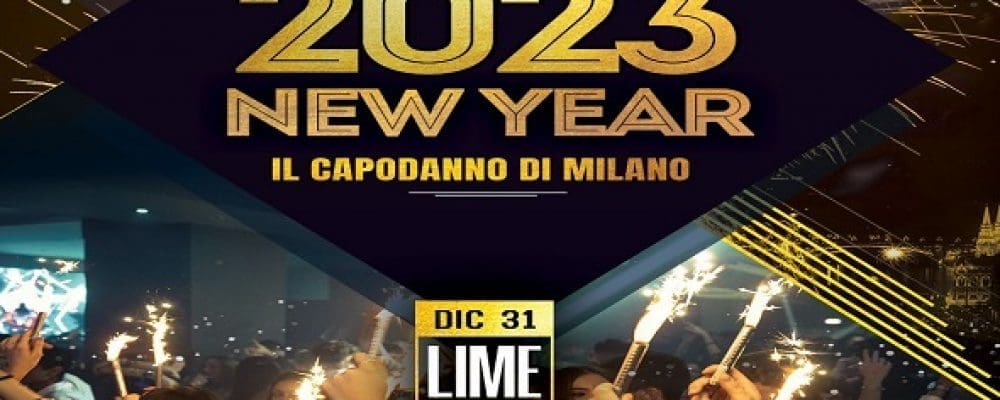 notte di capodanno 2023 in discoteca al lime milano