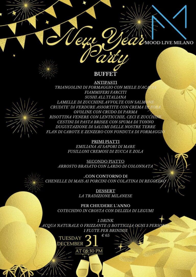 Capodanno Mood Live Milano